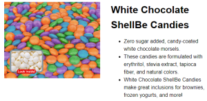 Icon Foods White Chocolate ShellBe Candies